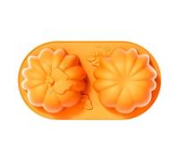 Silicone DIY Gummy Mould 2 Cavity Halloween Pumpkin Mold for Baking & Candy