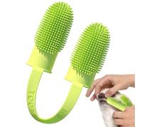 Silicone Dog Finger Brush - -Finger 360-Degree Toothbrush, Flexible Soft Bristles, Comfortable Fit, Durable Material | Teeth Cleaning, Bad Breath Removal, Puppy Care, Pet Tool,