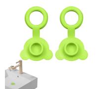Silicone Drain Stopper - 2X Bear Shape Design, Easy to Install Bathroom Tub Plug, Safe Bath Stopper for Kids Boys Girls Children | Tub Drain Plug, Bathroom Safety Accessories
