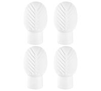 Silicone Drumsticks Head Covers - 4pcs Drum Mute Tips 3.2x1.7cm Shock Absorbing Stick End Caps, Tough Wear Resistant Design | Improves Playing Stability Protects Drumsticks Smooth Control for D