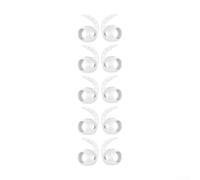 Silicone Ear Hooks for pour pour galaxy pour buds 4 Pro Secure Fit(White)
