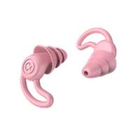 Silicone Ear Plugs for Sleeping - Noise Reduction for Study, Work, Concerts, and Travel, 2 Pairs Pink