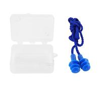 Silicone Ear Plugs for Sleeping & Swimming | Noise Canceling Reusable Earplugs with Cord | Water Sound Blocking for Travel/Concerts/Work | Comfortable Noise Reduction