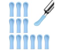 Silicone Ear Spoon Tips - Ear Wax Removal Tips - Reusable Eår Cleaner Otoscope - Replacement Тips Eār Cleaner - Soft Flexible Silicone Eår Pick Heads For Visual Eār Scoop Devices 12pcs Set