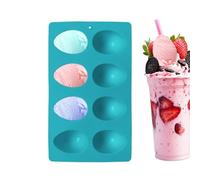 Silicone Easter Candy Molds 8 Cavity Bakewares, Food Grade Baking Pan Cookie Jelly Ice Cream Dessert Mold Easy Release Kitchen Bakeware Spring Party Tool | Perfect/suitable/ideal for Home Birthday Cel