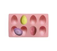 Silicone Easter Candy Molds 8 Cavity Bakewares, Food Grade Baking Pan Cookie Jelly Ice Cream Dessert Mold Easy Release Kitchen Bakeware Spring Party Tool | Perfect/suitable/ideal for Home Birthday Cel