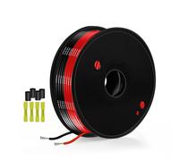Silicone Electric Cable 10 Awg- 5.26 Mm²,6 M (3 M Black 3 M Red),Flexible Tinned Copper Cable,Designed For Vehicles,Rc Cars,Drones Etc-Marque Générale Noir
