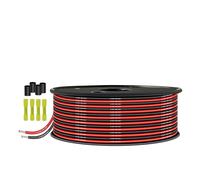 Silicone Electrical Cable 12 Awg- 3.3 Mm²,6 M (3 M Black 3 M Red)-Flexible Tinned Copper Cable,Designed For Vehicles,Rc Cars,Drones Etc-Marque Générale Noir