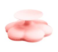 Silicone Facial Cleansing Brush Flower Face Scrubber With Suction Cup