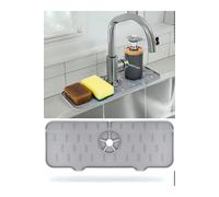 Silicone Faucet Mat Waterproof Sink Splash Guard Drip Catcher Organizer Mat