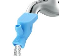 Silicone Faucet Water Tap - Soft Rubber Spout Cover, Sink Extender | 2pcs Long Reach With Splash Guard Feature, Baby Aid For Bathroom Basin Washing Kids Hand Rinsing