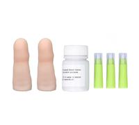 Silicone Finger Blood Collection Practice Modèle 2pcs Elastic Fingers Test Trainer Student Nursing