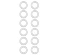 Silicone Flat Washer 24Pcs Silicone O Rings Flat Gasket O Ring Sealing Washers for Bellows Hoses Shower Head Garden Hose Plumbing Pipes Fittings Seal Repair (1.2in 24Pcs)