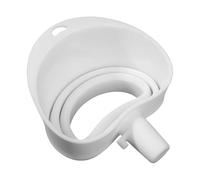 Silicone Foldable Mixer Funnel - Portable Flour Guiding Tray, Lightweight Splashless Accessory Ensuring Clean Dispensing Control Efficiency | Kitchen Baking Cooking Household Apartment Bakery Camper W