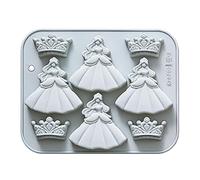 Silicone Fondant Mold - 8Cavity Easy Release, Reusable Craft Tray, Cute Baking Pan, Flexible Pastry Sheet | Chocolate Jelly Butter Mini Dessert Soap Candle Cake Decoration Home Coffee