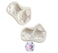 Silicone Fondant Moule Décoration De Gâteau En Fondant Et Chocolat Gris Représentant Deux Poissons Qui S'Embrassent