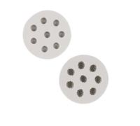 Silicone Fondant Mouleslot De 2 Moules À Fondant Gris Aux Myrtilles Mûres Et Framboises Pour Décorer Les Gâteaux