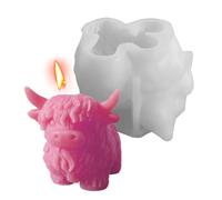 Silicone Form 3D Highland Rind, De Niveau Bauernhof - Forme Dee Pinte Pour L'artisanat, Culture La Maison, Les Bijoux, Le CadeauPasse-tempsBricolage,