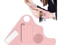 Silicone Foundation Mixing Palette, Wrist Strap Makeup Palette, Cosmetics Mixing Palette, Professional Beauty Tools 24x14x1.6cm/9.45x5.51x0.63 Inches for Girls