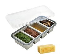 Silicone Freezer Molds, Easy Release Food Storage Container, Soup Freezer Containers, for Sauce Broth Rice Liquid Leftover Butter Meal