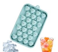 Silicone Freezer - Molds Heart Shaped Tray Flexible Reusable Food Grade Ice Molds With Lid Cocktail Whiskey Coffee Maker For Kitchen Parties
