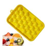 Silicone Freezer - Molds Heart Shaped Tray Flexible Reusable Food Grade Ice Molds With Lid Cocktail Whiskey Coffee Maker For Kitchen Parties