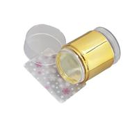 Silicone French Nails Art Stamper Ensemble Avec Gratteurs Round Corps Visible Bodie Meuvette Pour Ongles Art Manucure Designs French Tip Nail Tool