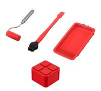 Silicone Glue Roller with Aluminum Handle and Tray for Woodworking and Arts Crafts