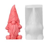 Silicone Gnome Mold | Candle Resin Craft Casting Mold, Reusable Holiday Decoration Molds for DIY Christmas Figurines, Thanksgiving Ornaments, Handmade Art Projects, Seasonal Home Decor Accessories
