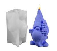Silicone Gnome Mold | Candle Resin Craft Casting Mold, Reusable Holiday Decoration Molds for DIY Christmas Figurines, Thanksgiving Ornaments, Handmade Art Projects, Seasonal Home Decor Accessories