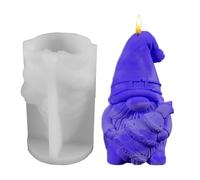 Silicone Gnome Mold | Candle Resin Craft Casting Mold, Reusable Holiday Decoration Molds for DIY Christmas Figurines, Thanksgiving Ornaments, Handmade Art Projects, Seasonal Home Decor Accessories