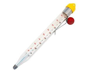 Silicone Gold SG3048 Thermomètre à Sucre en Acrylique Blanc 20 x 8 x 3 cm