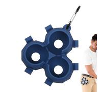 Silicone Golf Ball Holder - Golf Ball Carrier Holders With Dangling Clip Buckle, Portable Gollf Accessories, Storage Clip Case, LightweightPouch For Belt Bag, Durable Silicone Carrier For Golfers Trai