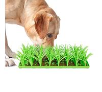 Silicone Grass Mat - Pet Snuffle Feeding Pad, Anti-Slip Design, Durable Flexible Texture for Nose Work Training | Washable Foraging Cats, Dogs, Rabbits, and Small Animals, Indoor Activity
