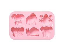 Silicone Grenouille Singe Éléphant Chocolat Crayon Gommeux Glace Gâteau Savon Décoration Baking Mold