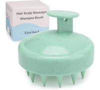Silicone Hair Brush For Scalp Shampoo And Massager,Head Massager,Deep Cleansing And Gentle Exfoliation,Stimulate Hair Growth,Spearmint