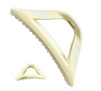 Silicone Hair Clips, Creative Hair Accessory, 4.53x1.89in Triangular Claw Design, Ergonomic Non Slip Grip, Lightweight Authentic Material for Daily, Party, Commuting, Sports, School, Casual Wear