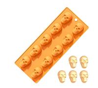 Silicone Halloween Pumpkin Mold, 3D Ghost Cake Pan, Nonstick