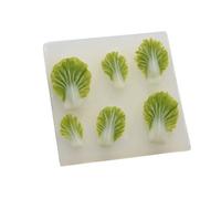 Silicone haute performance pour motifs de feuilles de chou réalistes - Accessoire pour travaux manuels et projets artistiques