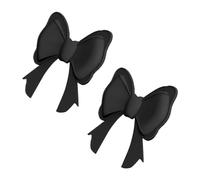 Silicone Headphone Clips - 1 Pair Bow Attachment Accessories for Personalised Style | Cute Aesthetic Design with Easy Installation Perfect for Teens Women College Students Work School and Travel