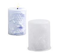 Silicone hexagonal en relief de qualité alimentaire pour travaux manuels, décoration de la maison, fabrication de cylindres