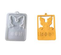 Silicone Holiday Decoration Mold For Handmade Resin Accessories And Festival Party Supplies Holiday Projects Mould Resin Jewelry Mold For Christmas