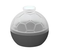 Silicone Ice Ball Tray - Round Sphere Football Design Mold, Freezer Drink Maker Tool, Kitchen Cooling Container, Whiskey Cocktail Accessory, Reusable Chilling Form | Ideal Beverage Preparation Equipme