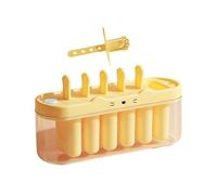Silicone Ice Cream Molds | ,Easy Release Ice Pop Mold | 6-Cavity Chilled Dessert Making For Families Summer Birthday Home Parties Playdates Camping Holiday Juice Milk Jam