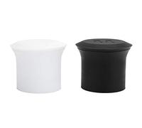 Silicone Ice Cube Trays | Cartoon Animal Ice Forms for Drinks/Cocktails/Parties | 2 - Pack Bear and Penguin Shapes | BPA - Free, Dishwasher Safe