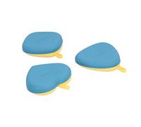 Silicone Ice Cube Trays Set of 3 | Mini Geometric Shapes for Cocktails & Baking | Reusable Ice Makers for Home Kitchen/Office Bar | Dishwasher Safe, BPA - Safe