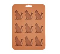 Silicone Ice Mold | 9-Cavity Reusable Funny Cat Easy Release Food-Grade