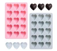 Silicone Ice Mold - Flexible Easy Release Tray, Chocolate Making Mold for Freezing, Ice Chill Maker, Kitchen Freezer Tool with Soft Pop Out Bottom, Cube Forming Tool for Molding Freezing and Serving