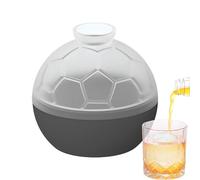 Silicone Ice Sphere Tray, Football Shape Novelty, Round Container Mold with Reliable Grip, Freezer Utility with Sl inish, Contemporary Accessory with Fashion Design, Cooling Tool for Family