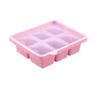 Silicone Ice Tray | 1.77 inches 6-Grid Silicone Square Ice Maker Mold for Freezer | Non-stick Kitchen Gadgets for Camping Fridge Commercial Summer Beverage Cocktail Coffee Whiskey